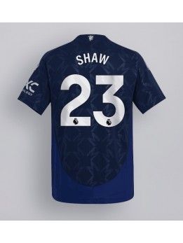 Manchester United Luke Shaw #23 Gostujuci Dres 2024-25 Kratak Rukavima